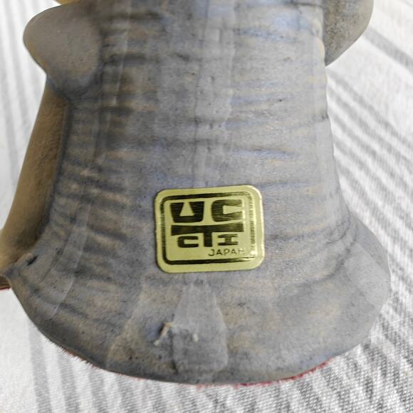 Vintage UCTCI Japan Ceramic Figurines Rare Set Boy Girl 7” Collectible - Picture 9 of 10